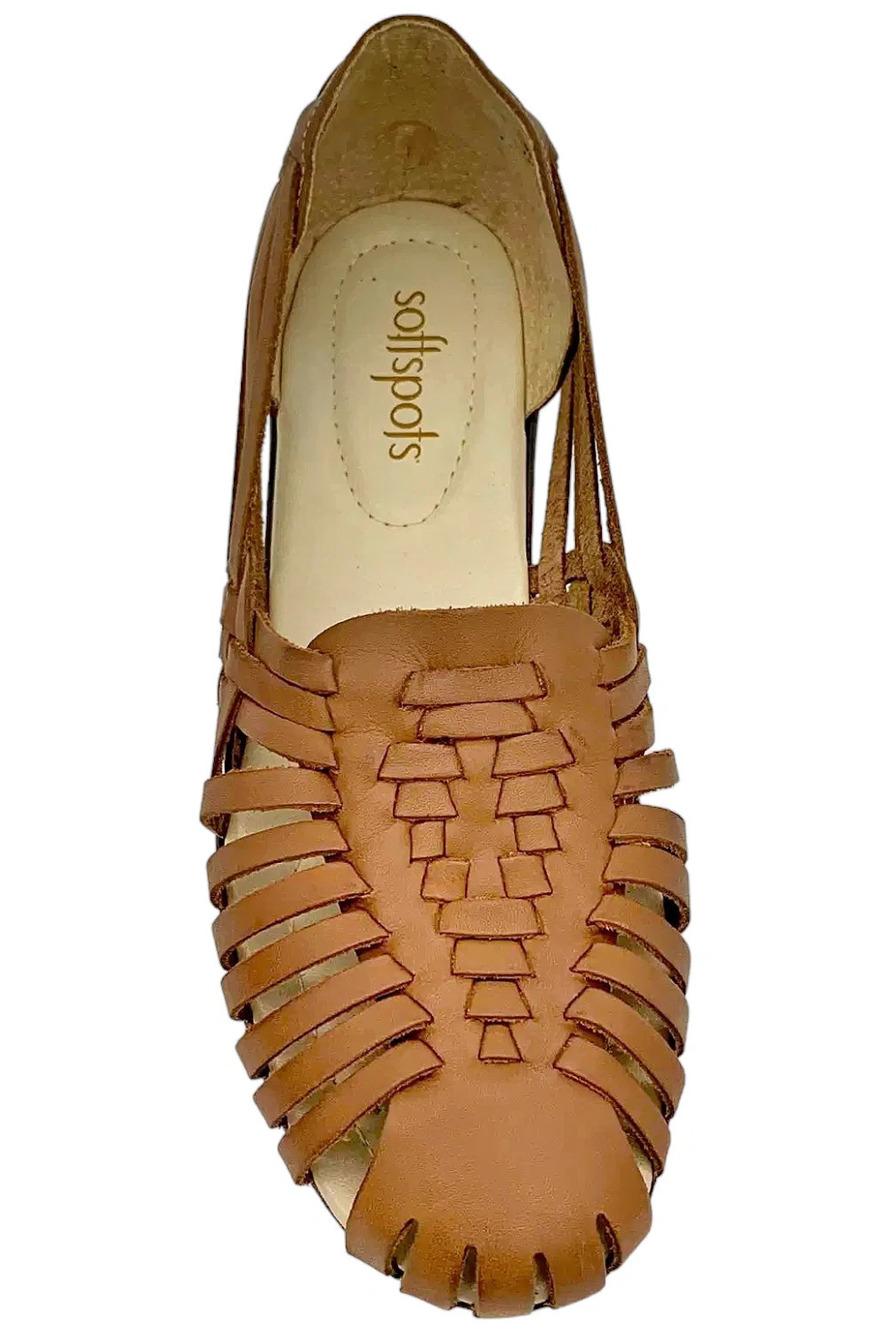 Softspots Womens Leather Sandal Trinidad Rust - Medium - Picture 2 of 3